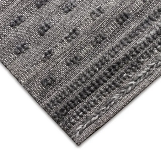 Kirkland's Home Charcoal Embellished Outdoor Area Rug, 5X8- Outdoor Rugs