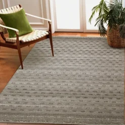 Kirkland's Home Charcoal Embellished Outdoor Area Rug, 5X8- Outdoor Rugs