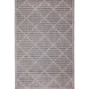 Kirkland's Home Charcoal Geo Lattice Outdoor Area Rug, 4X7- Outdoor Rugs