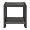 Kirkland's Home Charcoal Industrial Metal And Wood Accent Table- Accent & End Tables
