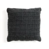 Kirkland's Home Charcoal Knit Cotton Pillow- Pillows