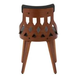 Kirkland's Home Charcoal Lattice Back 2-Pc. Dining Chair Set- Dining Chairs