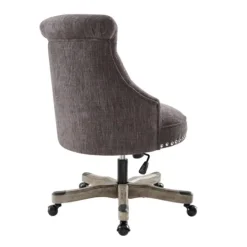 Kirkland's Home Charcoal Miller Tufted Office Chair- Office Furniture