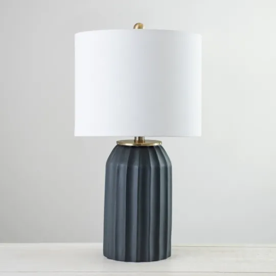 Kirkland's Home Charcoal Sullivan Table Lamp- Table Lamps