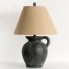 Kirkland's Home Charcoal Vase Table Lamp- Table Lamps
