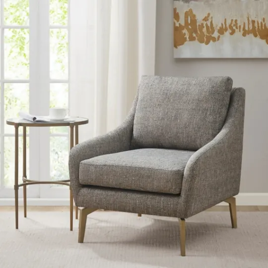 Kirkland's Home Charlene Oatmeal Accent Chair- Accent Chairs