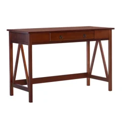 Kirkland's Home Charleston Antique Tobacco Desk- Office Furniture