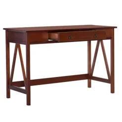 Kirkland's Home Charleston Antique Tobacco Desk- Office Furniture