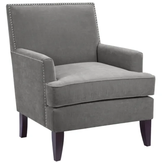 Kirkland's Home Charlie Track Arm Club Accent Chair- Accent Chairs