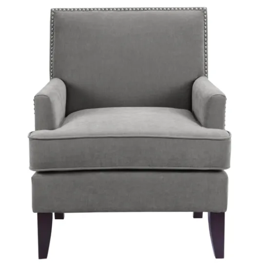 Kirkland's Home Charlie Track Arm Club Accent Chair- Accent Chairs