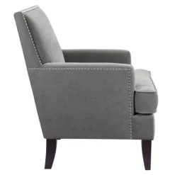 Kirkland's Home Charlie Track Arm Club Accent Chair- Accent Chairs