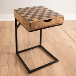 Kirkland's Home Checkerboard C-Table- Accent & End Tables