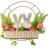 Kirkland's Home Cheerful Bunny Welcome Easter Wreath- Wreaths