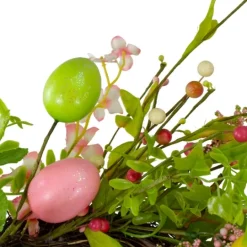 Kirkland's Home Cheerful Colored Eggs Easter Wreath- Wreaths