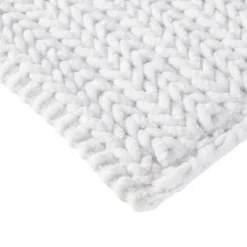 Kirkland's Home Chenille Chain Stitched Bath Mat, 40 In.- Bathroom Rugs