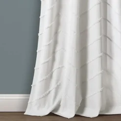 Kirkland's Home Chenille Chevron Curtain Panel Set, 84 In.- Curtains & Drapes
