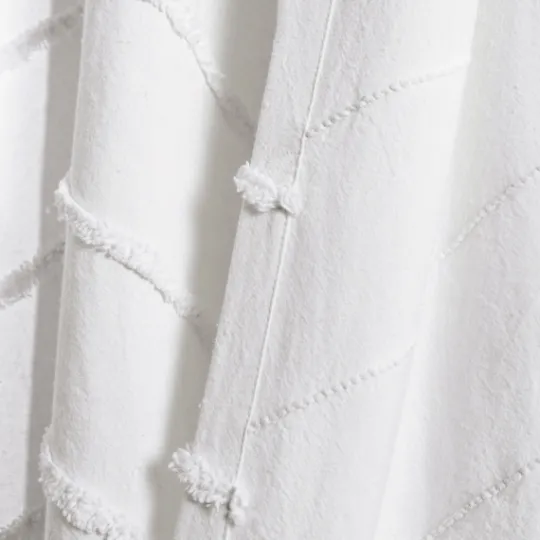 Kirkland's Home Chenille Chevron Curtain Panel Set, 84 In.- Curtains & Drapes