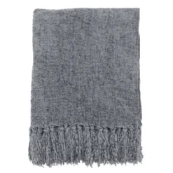 Kirkland's Home Chenille Throw With Fringe- Blankets & Throws