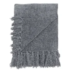 Kirkland's Home Chenille Throw With Fringe- Blankets & Throws
