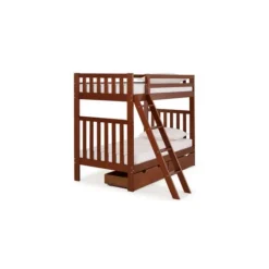 Kirkland's Home Chestnut Pine Removable Twin Bunk Bed With Drawers- Beds & Headboards