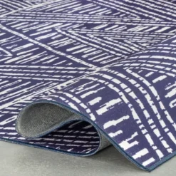 Kirkland's Home Chevron Indoor/Outdoor Area Rug, 6X9- Outdoor Rugs