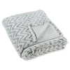 Kirkland's Home Chevron Plush Throw- Blankets & Throws