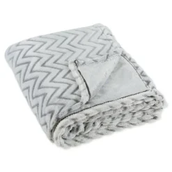 Kirkland's Home Chevron Plush Throw- Blankets & Throws
