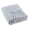 Kirkland's Home Chevron Plush Throw- Blankets & Throws