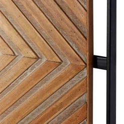 Kirkland's Home Chevron Wood Wall Plaques, Set Of 2- Wall Plaques
