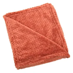 Kirkland's Home Chili Red Heavenly Bubble Throw- Blankets & Throws