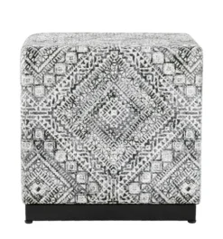 Kirkland's Home Chinle Velvet Cube Ottoman- Benches & Ottomans