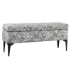 Kirkland's Home Chinle Velvet Storage Bench- Benches & Ottomans