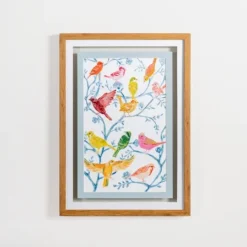 Kirkland's Home Chinoiserie Birds Framed Art Print- Framed Art