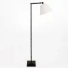 Kirkland's Home Chloe Black Grooved Floor Lamp- Floor Lamps