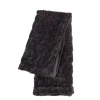 Kirkland's Home Chocolate Fluffy Faux Fur Cotton Throw- Blankets & Throws