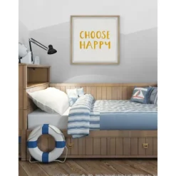 Kirkland's Home Choose Happy Framed Wall Plaque- Wall Quotes & Signs
