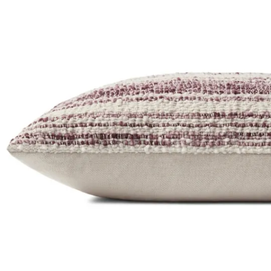 Kirkland's Home Chris Loves Julia X Loloi Burgundy Darcy Pillow- Pillows