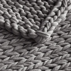 Kirkland's Home Chunky Double Knit Cozy Throw- Blankets & Throws