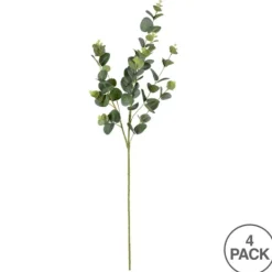 Kirkland's Home Cinerea Eucalyptus Leaf Stems, Set Of 4- Stems & Bouquets
