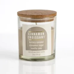 Kirkland's Home Cinnamon Sugar Croissant Jar Candle- Candles