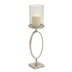 Kirkland's Home Circular Center Hurricane Candle Holder- Candle Holders