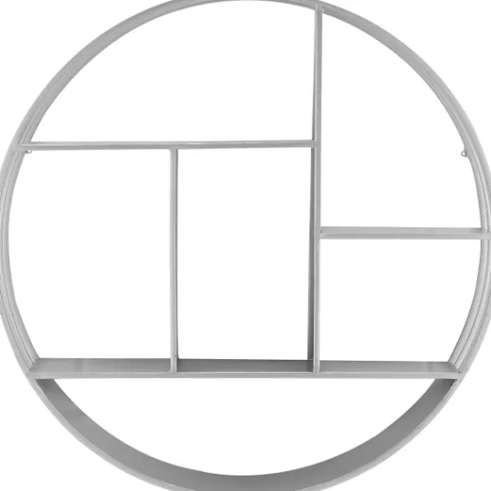 Kirkland's Home Circular Open Sides Floating Shelf- Shelves