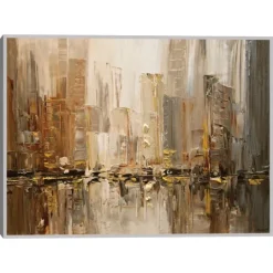 Kirkland's Home City Rush 5 Framed Canvas Art Print- Canvas Art