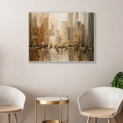 Kirkland's Home City Rush 5 Framed Canvas Art Print- Canvas Art