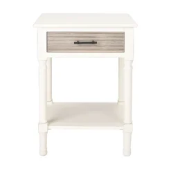 Kirkland's Home Classic Ribbed Drawer Accent Table- Accent & End Tables