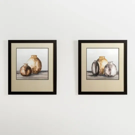 Kirkland's Home Clay Pot Still Life I Framed Art Print- Framed Art
