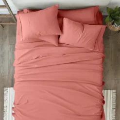 Kirkland's Home Clay Solid 6-Pc. Queen Sheet Set- Bed Sheets