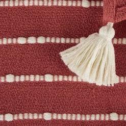 Kirkland's Home Clayoff Slub Stripe Decorative Throw- Blankets & Throws