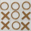 Kirkland's Home Clear And Gold Tic Tac Toe Board- Decorative Accents