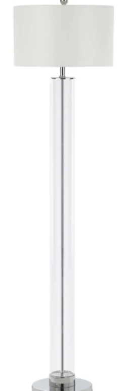 Kirkland's Home Clear Glass Demi Floor Lamp- Floor Lamps